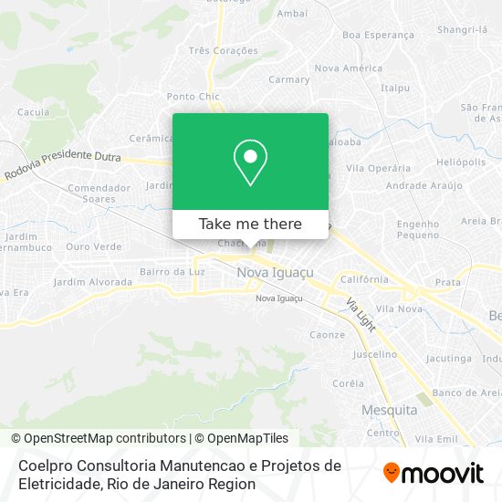 Coelpro Consultoria Manutencao e Projetos de Eletricidade map