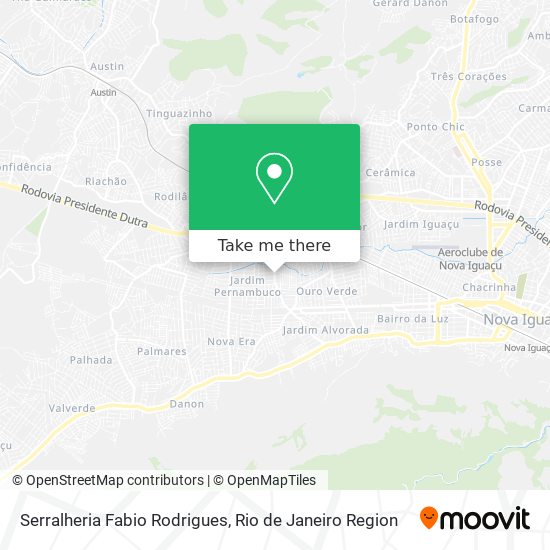 Serralheria Fabio Rodrigues map