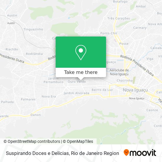 Mapa Suspirando Doces e Delícias