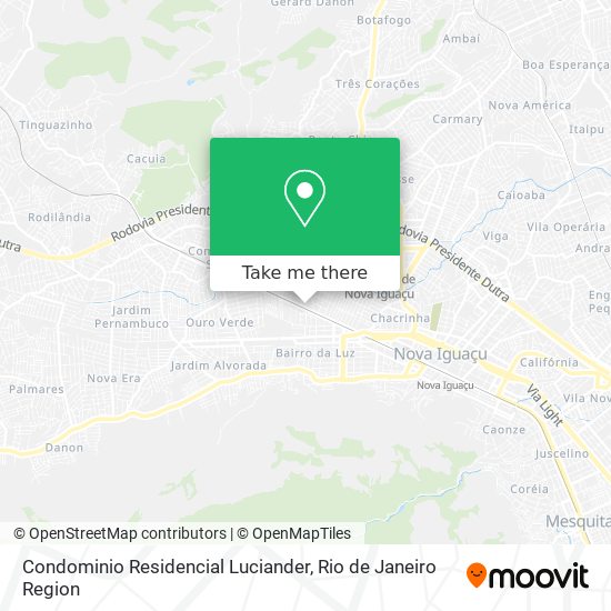 Condominio Residencial Luciander map