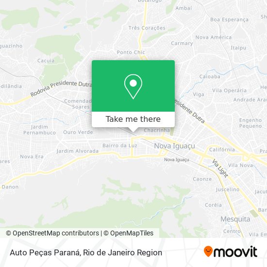 Auto Peças Paraná map