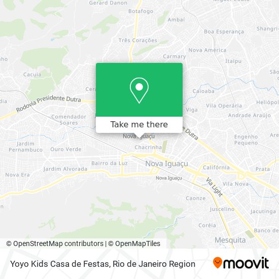 Yoyo Kids Casa de Festas map