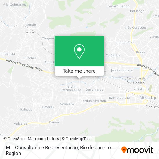 Mapa M L Consultoria e Representacao