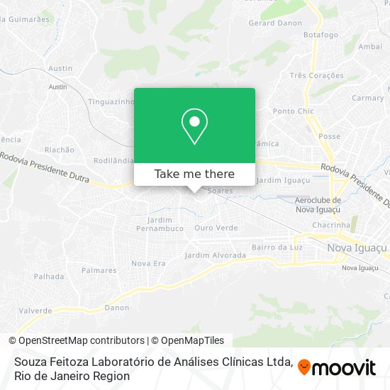Souza Feitoza Laboratório de Análises Clínicas Ltda map