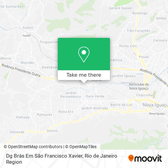 Dg Brás Em São Francisco Xavier map