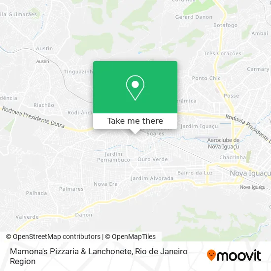Mamona's Pizzaria & Lanchonete map