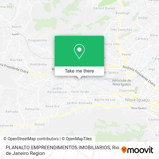 PLANALTO EMPREENDIMENTOS IMOBILIARIOS map
