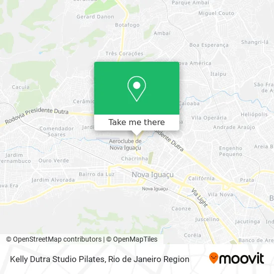 Kelly Dutra Studio Pilates map