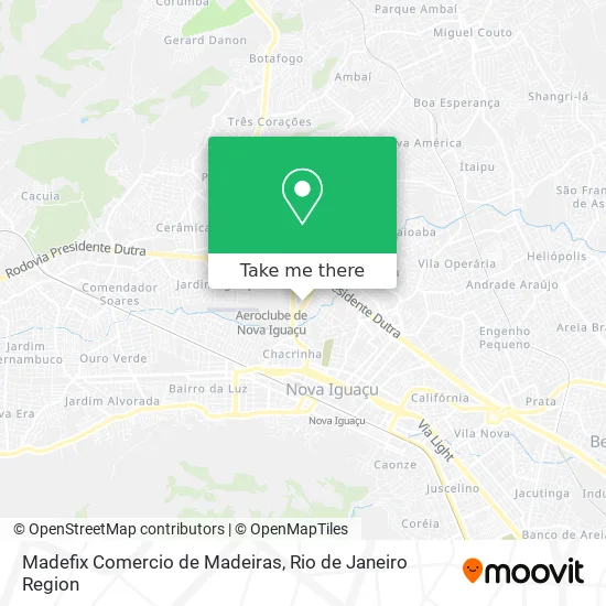 Madefix Comercio de Madeiras map