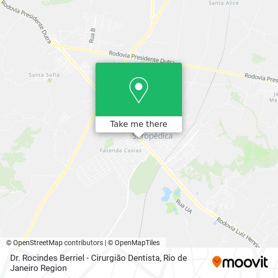 Mapa Dr. Rocindes Berriel - Cirurgião Dentista