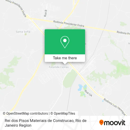 Rei dos Pisos Materiais de Construcao map