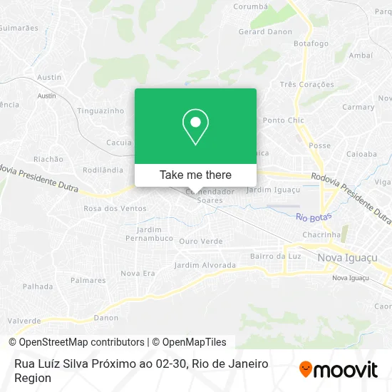 Rua Luíz Silva Próximo ao 02-30 map