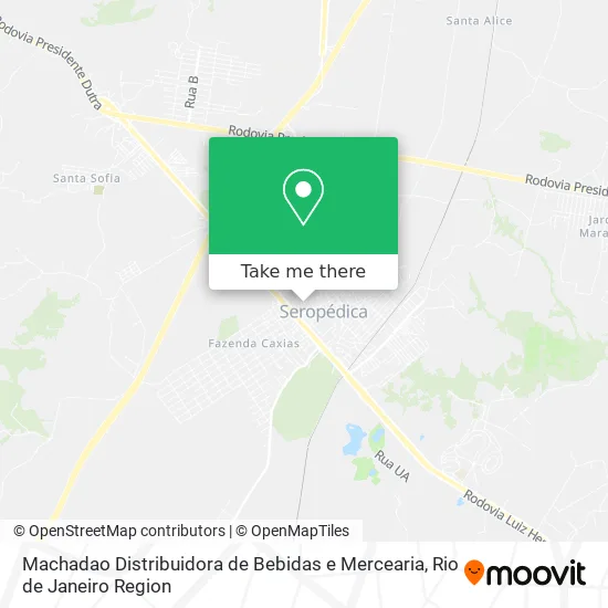 Machadao Distribuidora de Bebidas e Mercearia map