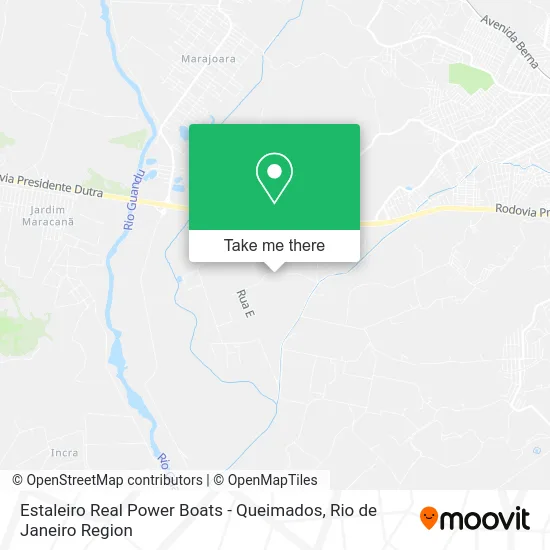 Estaleiro Real Power Boats - Queimados map