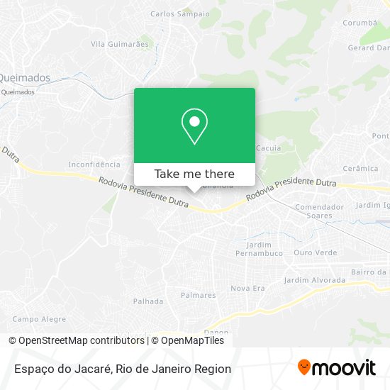 Espaço do Jacaré map