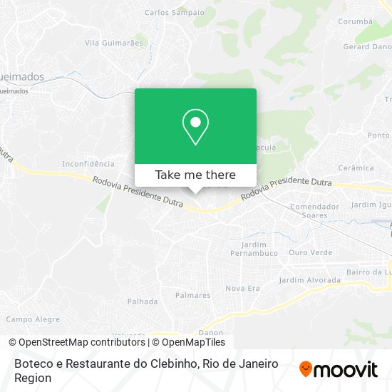 Boteco e Restaurante do Clebinho map