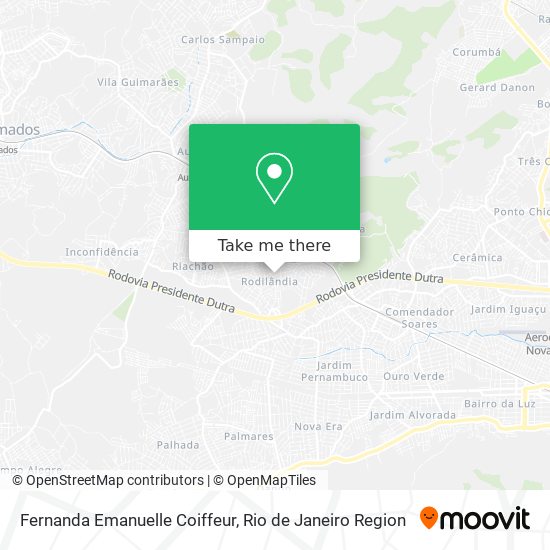 Fernanda Emanuelle Coiffeur map