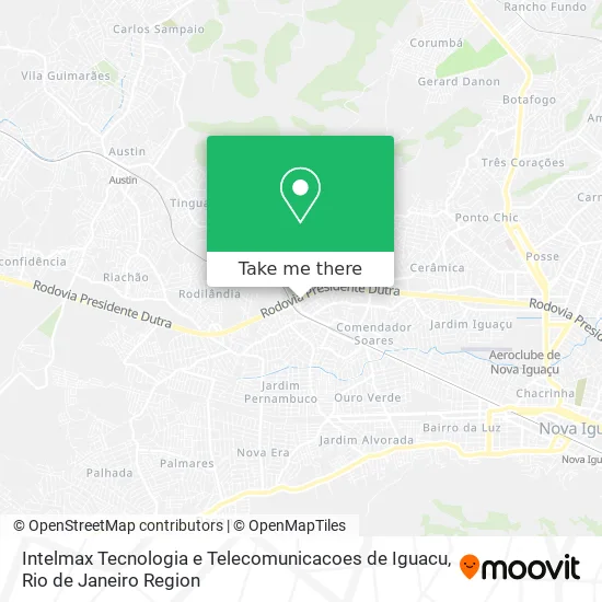 Intelmax Tecnologia e Telecomunicacoes de Iguacu map