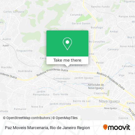 Paz Moveis Marcenaria map