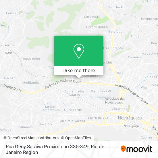 Rua Geny Saraiva Próximo ao 335-349 map