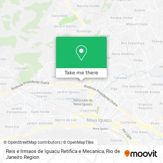 Reis e Irmaos de Iguacu Retifica e Mecanica map