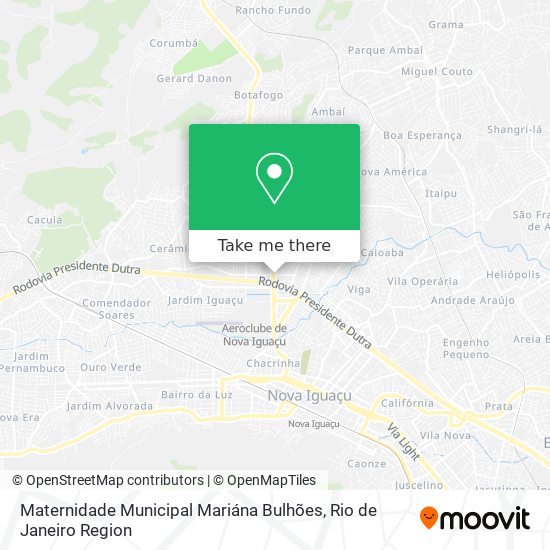 Maternidade Municipal Mariána Bulhões map