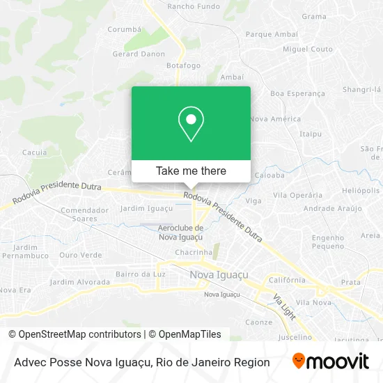 Advec Posse Nova Iguaçu map