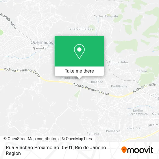 Rua Riachão Próximo ao 05-01 map