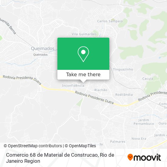 Comercio 68 de Material de Construcao map