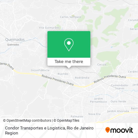 Condor Transportes e Logistica map