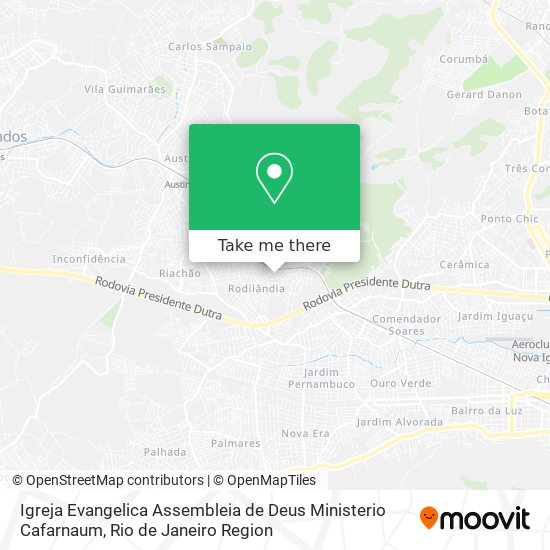Igreja Evangelica Assembleia de Deus Ministerio Cafarnaum map