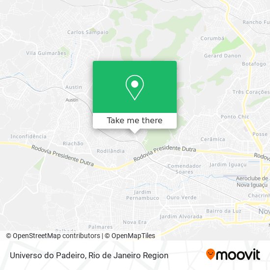 Universo do Padeiro map