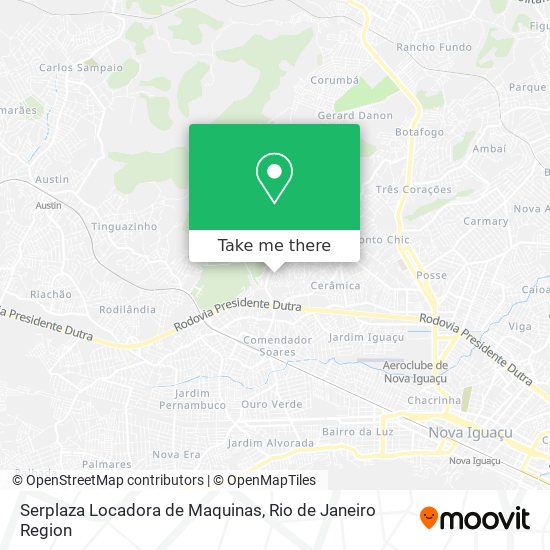 Serplaza Locadora de Maquinas map