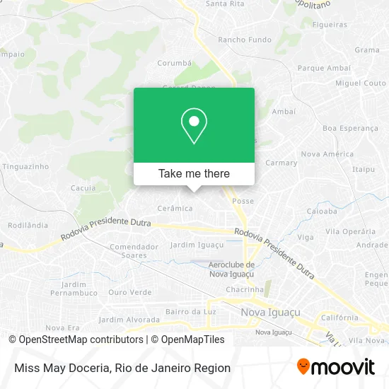 Miss May Doceria map