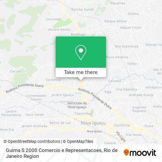 Guima S 2000 Comercio e Representacoes map