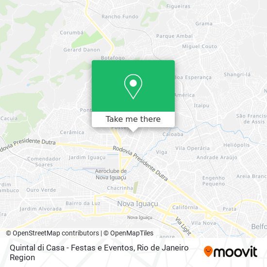 Mapa Quintal di Casa - Festas e Eventos