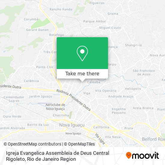 Igreja Evangelica Assembleia de Deus Central Rigoleto map