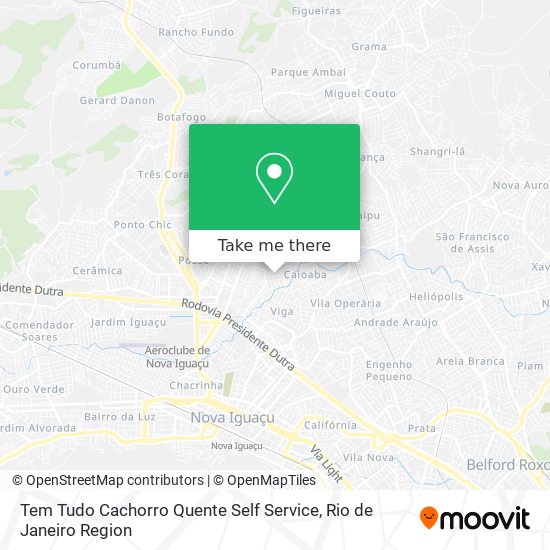 Tem Tudo Cachorro Quente Self Service map