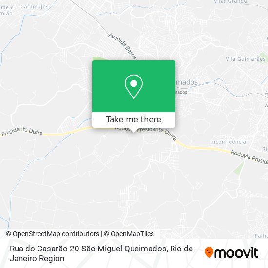 Rua do Casarão 20 São Miguel Queimados map