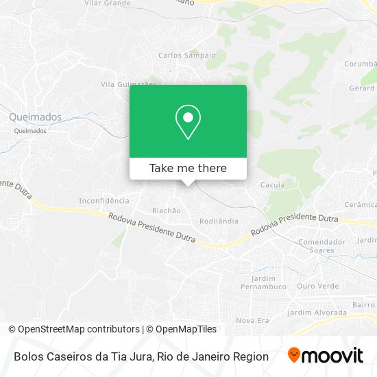 Bolos Caseiros da Tia Jura map