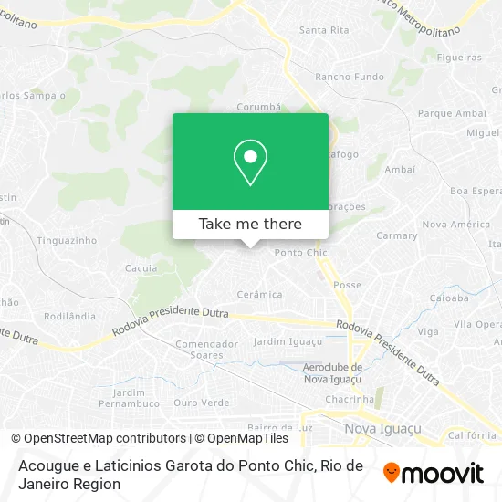Acougue e Laticinios Garota do Ponto Chic map