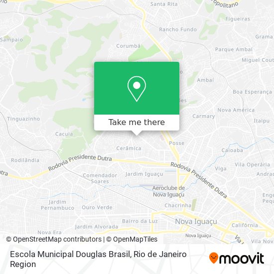 Escola Municipal Douglas Brasil map