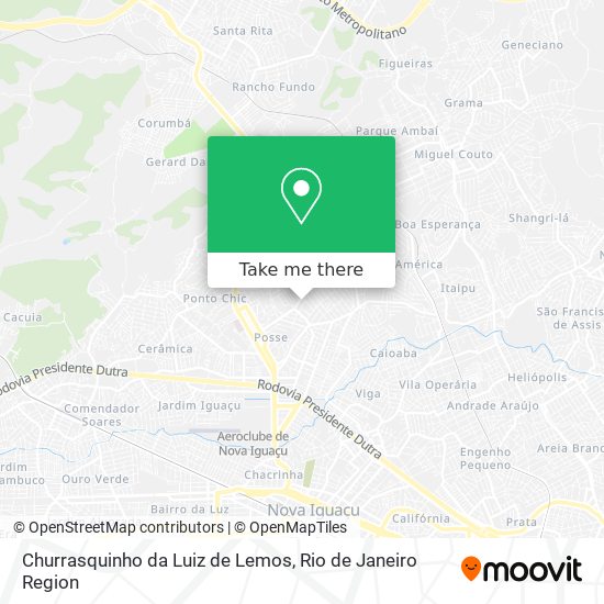 Churrasquinho da Luiz de Lemos map