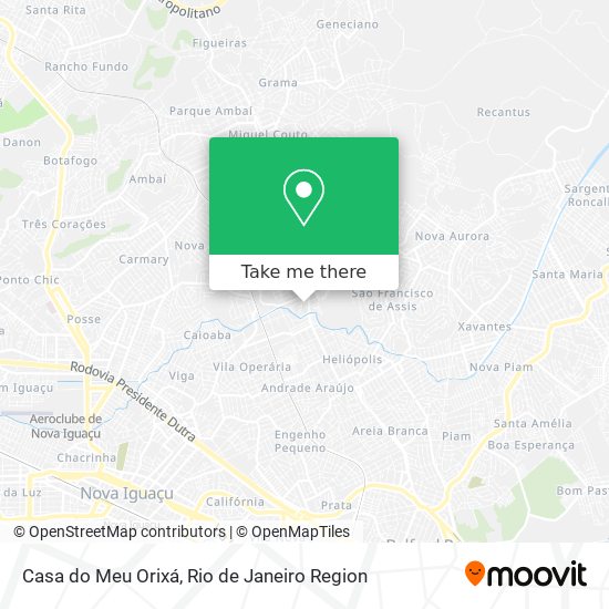 Casa do Meu Orixá map
