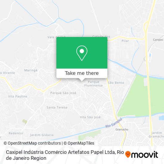 Caxipel Indústria Comércio Artefatos Papel Ltda map