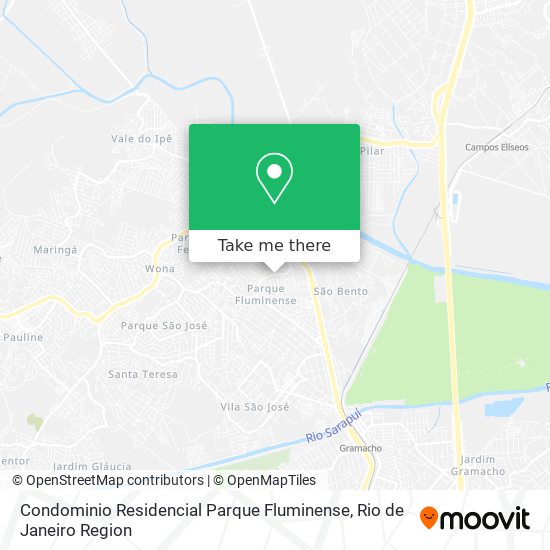 Condominio Residencial Parque Fluminense map