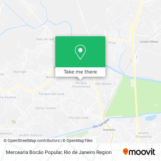 Mercearia Bocão Popular map