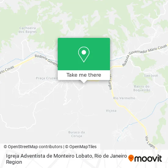 Igreja Adventista de Monteiro Lobato map