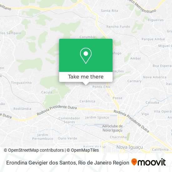 Erondina Gevigier dos Santos map