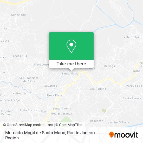 Mercado Magil de Santa Maria map
